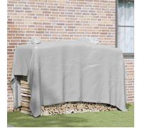 vidaXL Bâche 3x3 m en PVC enduit – Imperméable, résistante à l'eau, aux déchirures et aux UV, Gris