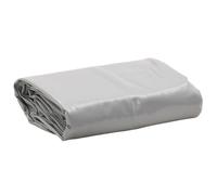 vidaXL Bâche Couverture de toit 156045 – Oeillets métalliques, résistante aux UV, gris
