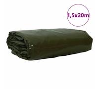 Vidaxl Bâche 650g / M² Vert Olive 1,5 X 20 M