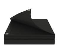 vidaXL Bâche à œillets gris anthracite 2 x 3 m 180 g/m² PE imperméable bord renforcé avec corde résistante à la moisissure Idéal pour meubles, voitures et camping