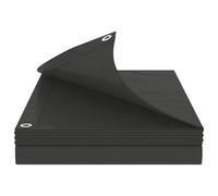 vidaXL Bâche avec ?illets Gris anthracite 2 x 3 m 90 gsm PE