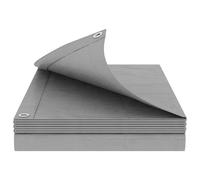 vidaXL Bâche avec ?illets Gris clair 3 x 4 m 90 gsm PE