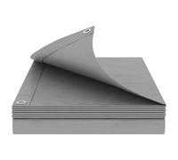 vidaXL Bâche avec ?illets Gris clair 4 x 6 m 180 gsm PE