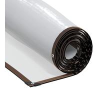 vidaXL Bâche avec œillets Transparent 4 x 10 m Polyéthylène, Jardin et terrasse, Couverture Durable et résistante à l'eau, écran de Protection tarp, Toile extérieure, Feuille de défense élémentaire