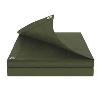 vidaXL Bâche avec ?illets Vert 4 x 6 m 90 gsm PE