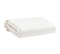 Bâche, Couverture de Toit avec Oeillets Métalliques, Bâche de Protection Résistante aux UV Jardin Extérieur, Blanc 1,5x2,5 m 650 g/m²