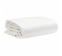 vidaXL Bâche, Couverture de Toit Résistante aux UV, Bâche de Protection pour Meuble de Jardin Remorque Voiture Extérieur, Blanc 1x2,5 m 650 g/m²