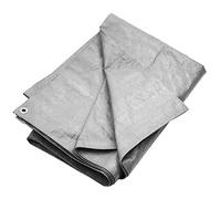 vidaXL Bâche 180 g-m² 4x4 m Gris PEHD 151486