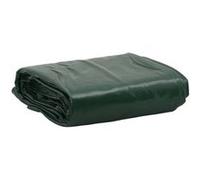 vidaXL Bâche de toit 5x8 m 650 g/m² – Oeillets métalliques, Résistante aux UV – Vert