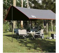 vidaXL Bâche de Camping, Toile de Tente, Bâche de Protection, Bâche de Tente, Toile d'Abri Randonnée, Orange 430x380x210 cm 94684