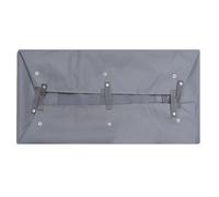 Vidaxl Bâche De Chariot De Jardin Gris Foncé 86x46x22 Cm Tissu