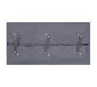 Vidaxl Bâche De Chariot De Jardin Gris Foncé 86x46x41 Cm Tissu