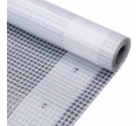 vidaXL Bâche de couverture grillagée 2 pcs 260 g/m² 2x10 m blanc