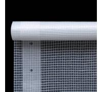 vidaXL Bâche de couverture Leno Blanc 2 x 2 m 260 g/m