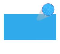 vidaXL Bâche de piscine rectangulaire 732 x 366 cm en PE Bleu
