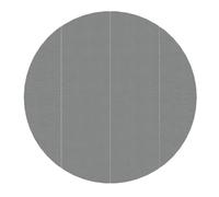 vidaXL Bâche de Piscine, Tapis de Sol Rond, Couverture de Piscine, Protection de Piscine Jardin Terrasse, Gris Clair Ø458 cm Géotextile Polyester