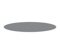 vidaXL Bâche de piscine ronde – Tapis de sol, géotextile polyester, Gris clair Ø366 cm