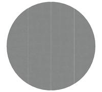 Bâche de piscine gris clair Ø500 cm géotextile polyester