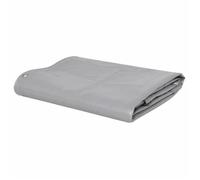 vidaXL Bâche de Protection 3 x 3 m coloris gris Toile Enduite de PVC avec Œillets