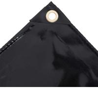 vidaXL Bâche de protection 650 g/m² 2x3 m noir