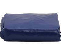 vidaXL Bâche de protection bleu 5x5 m 650 g/m