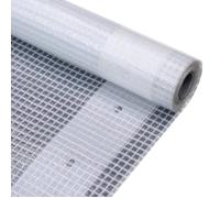 vidaXL Bâche Leno 260 g/m² 2 x 10 m Blanc