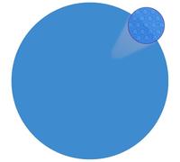 Bâche solaire à bulles pour piscine autoportante VIDAXL - PE 381 cm - Bleu