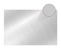 vidaXL Film solaire de piscine PE rectangulaire flottant 6x4 m Argenté