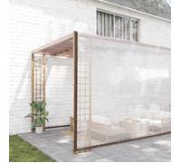 vidaXL Bâche transparente avec œillets 12x12 m polyéthylène 4018582