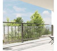 vidaXL Bâche Transparente avec œillets 1x10 m PVC