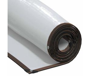 vidaXL Bâche Transparente avec œillets 1x4 m polyéthylène, bâche Claire, bâche Claire résistante, bâche en Plastique Transparente