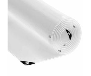 vidaXL Bâche Transparente avec œillets 3x10 m PVC