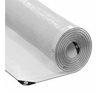 vidaXL Bâche transparente avec œillets 4x4 m polyéthylène, bâche claire 4018518