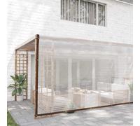 vidaXL Bâche transparente avec œillets 6x12 m polyéthylène