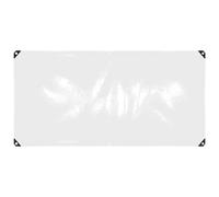 vidaXL Bâche transparente avec oeillets 1x2 m PVC