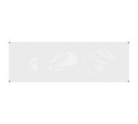 vidaXL Bâche transparente avec oeillets 1x3 m PVC