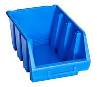 vidaXL Bacs de rangement empilables 20 pièces bleu plastique