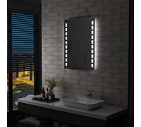 vidaXL Miroir mural à LED pour salle de bains 60x80 cm