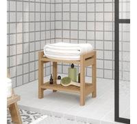 Table d'Appoint de Salle de Bain Table Basse Toilette Bois de Teck Solide vidaX