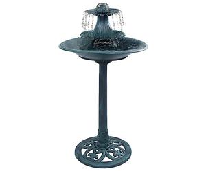 vidaXL Bain pour Oiseaux avec Fontaine Vert 50x91 cm Plastique