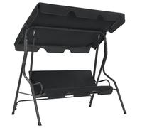 Balancelle de Jardin Café 170x110x153 cm Balançoire de Patio Jardin vidaXL