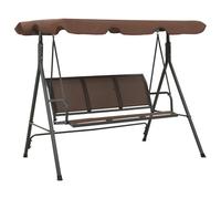 Vidaxl Balancelle De Jardin Avec Auvent Café