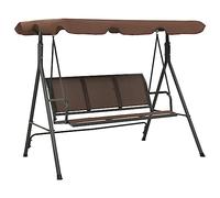 Vidaxl Balancelle De Jardin Avec Auvent Café