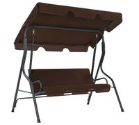 Vidaxl Balancelle De Jardin Café 170 X 110 X 153 Cm