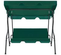 Balancelle De Jardin Vert 170 X 110 X 153 Cm Tissu