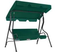 Balancelle De Jardin Vert 170 X 110 X 153 Cm Tissu