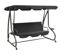 Vidaxl Balancelle D'extérieur Avec Auvent Anthracite