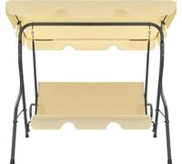 Vidaxl Balancelle De Jardin Blanc Crème 170 X 110 X 153 Cm