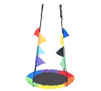 vidaXL Balançoire avec drapeaux arc-en-ciel 100 cm
