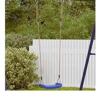 vidaXL Balançoire d'extérieur d'enfants simple et corde réglable bleu, balançoire de jardin, siège de balançoire, balançoire 4009272